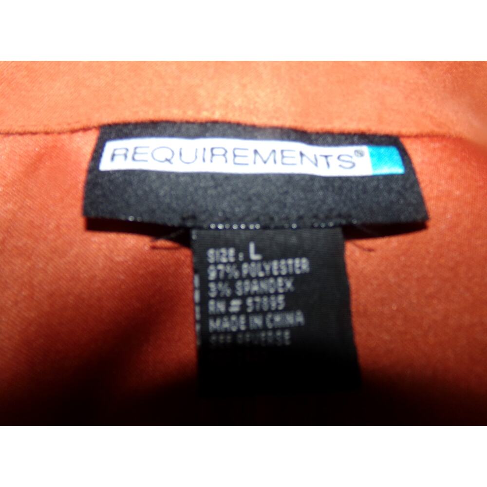 Vintage Requirements faux suede jacket size L‎ polyester/spandex Excellent - Picture 5 of 5